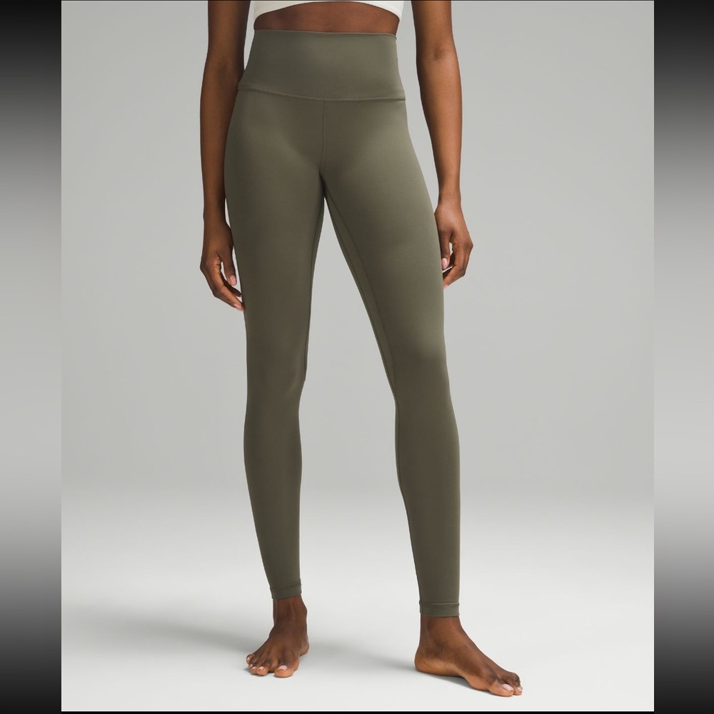 lululemon Align High-Rise Pant 28” dark olive green